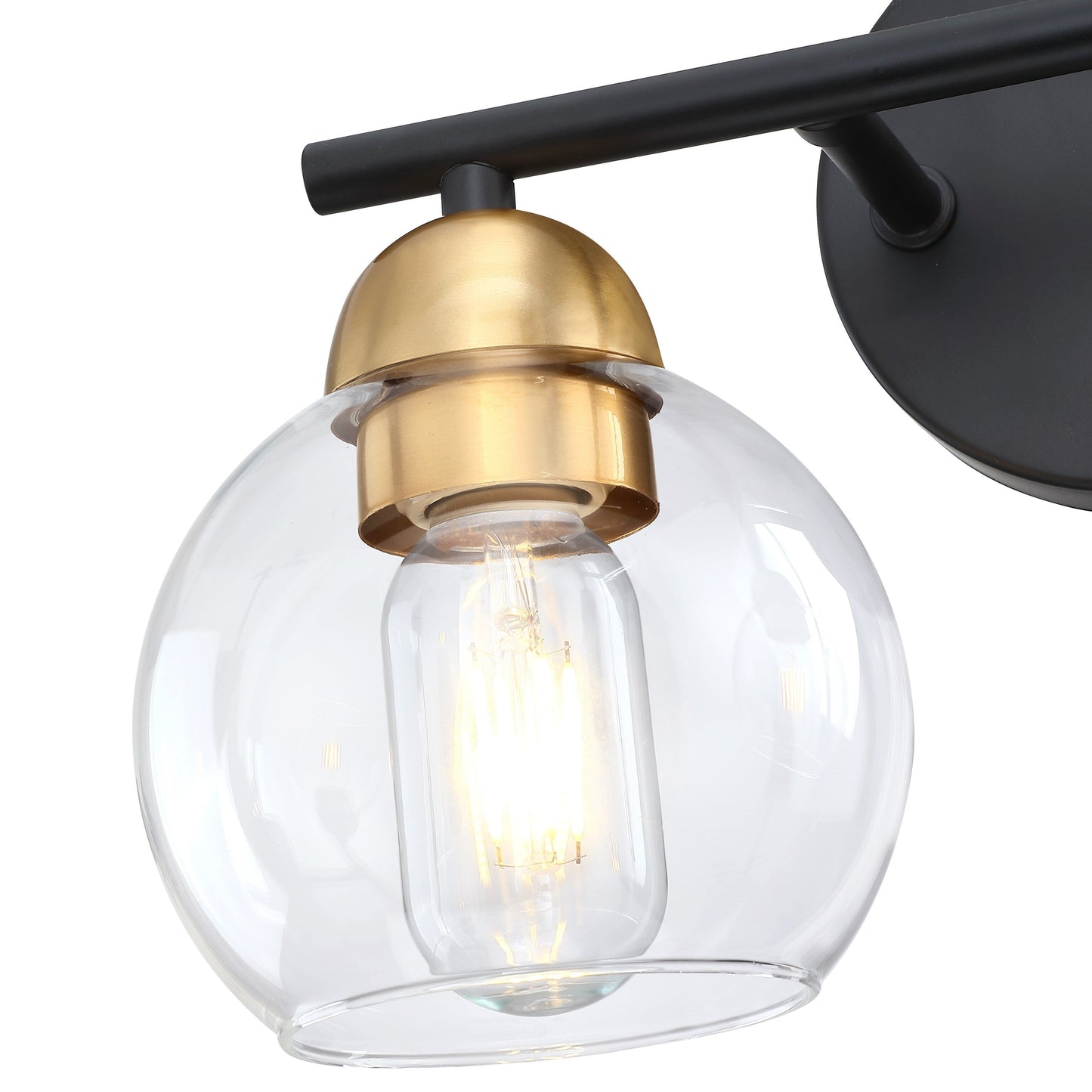 Luminaires de salle de bain vintage à 2 lampes