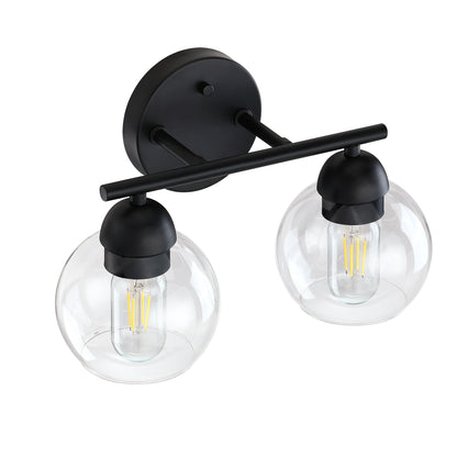 Luminaires de salle de bain vintage à 2 lampes