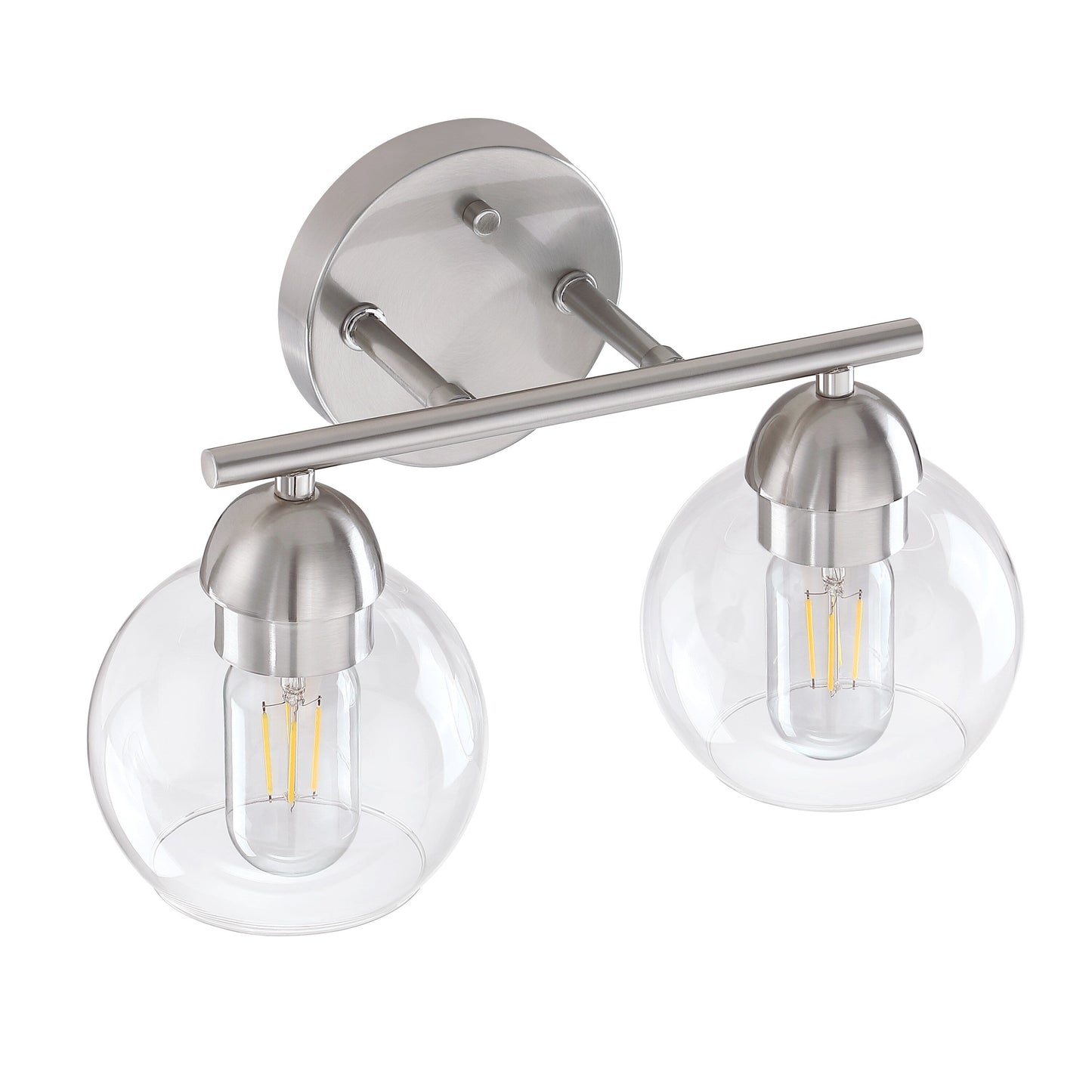 Luminaires de salle de bain vintage à 2 lampes