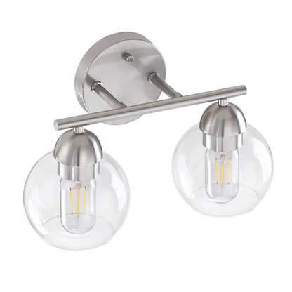 Luminaires de salle de bain vintage à 2 lampes