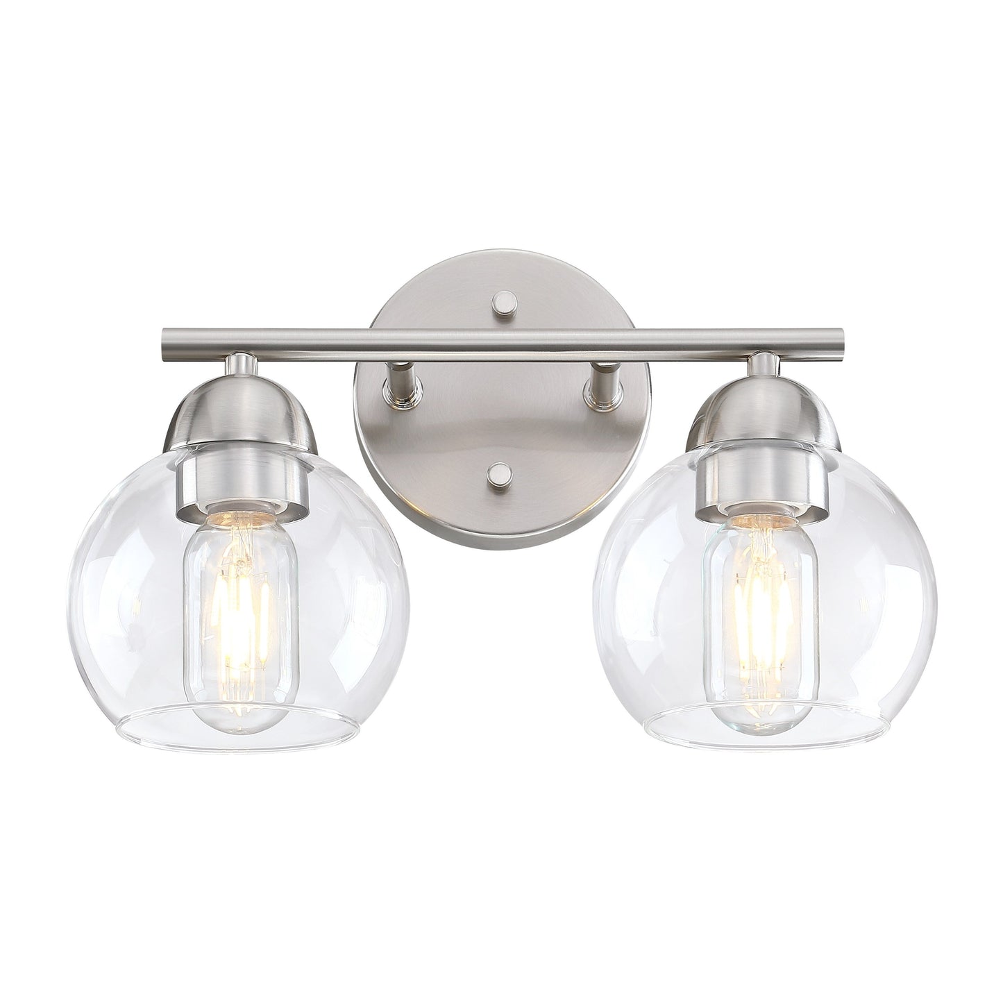 Luminaires de salle de bain vintage à 2 lampes