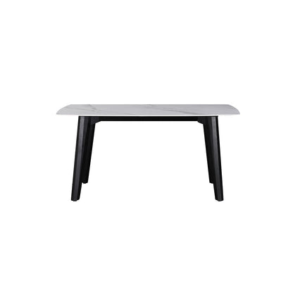Table à manger en pierre frittée pour patio