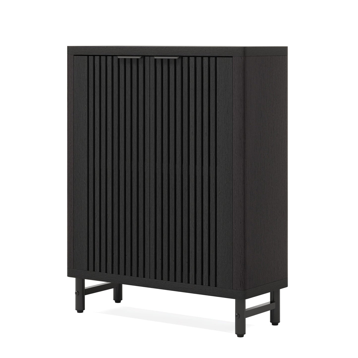 Meuble de rangement à chaussures 24 paires avec porte pour entrée et salon