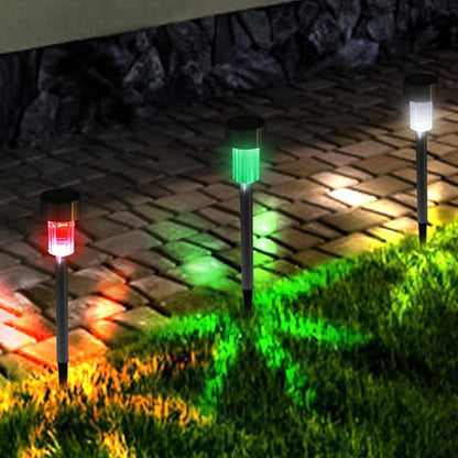 Lot de 24 lampes solaires LED haute luminosité de 5 W pour pelouse (blanc froid/blanc chaud/coloré)