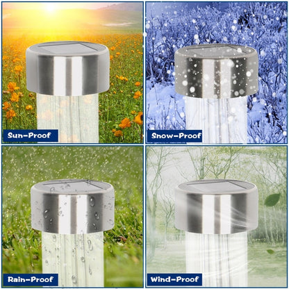 Lot de 24 lampes solaires LED haute luminosité de 5 W pour pelouse (blanc froid/blanc chaud/coloré)