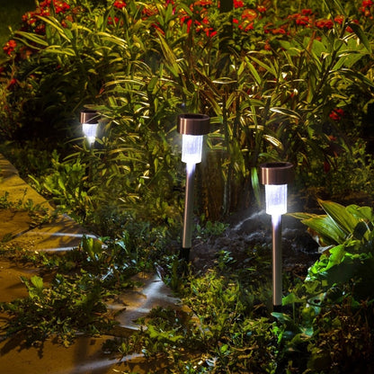 Lot de 24 lampes solaires LED haute luminosité de 5 W pour pelouse (blanc froid/blanc chaud/coloré)