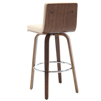Tabourets de bar/comptoir pivotants en similicuir 26/29, lot de 2/3