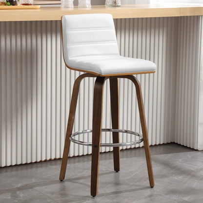 Tabourets de bar/comptoir pivotants en similicuir 26/29, lot de 2/3