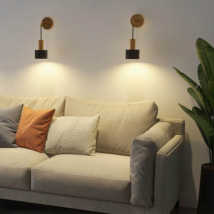 Lot de 2 appliques murales sans fil 13 LED RVB à piles avec télécommande