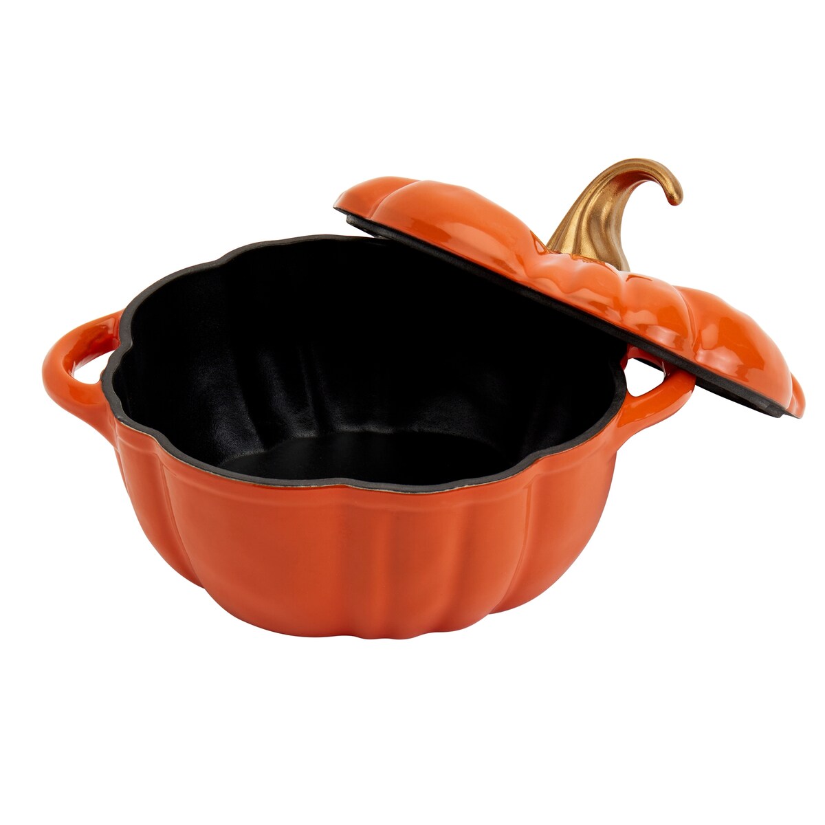 Cocotte en fonte émaillée 2 pintes - Orange Pumpkin