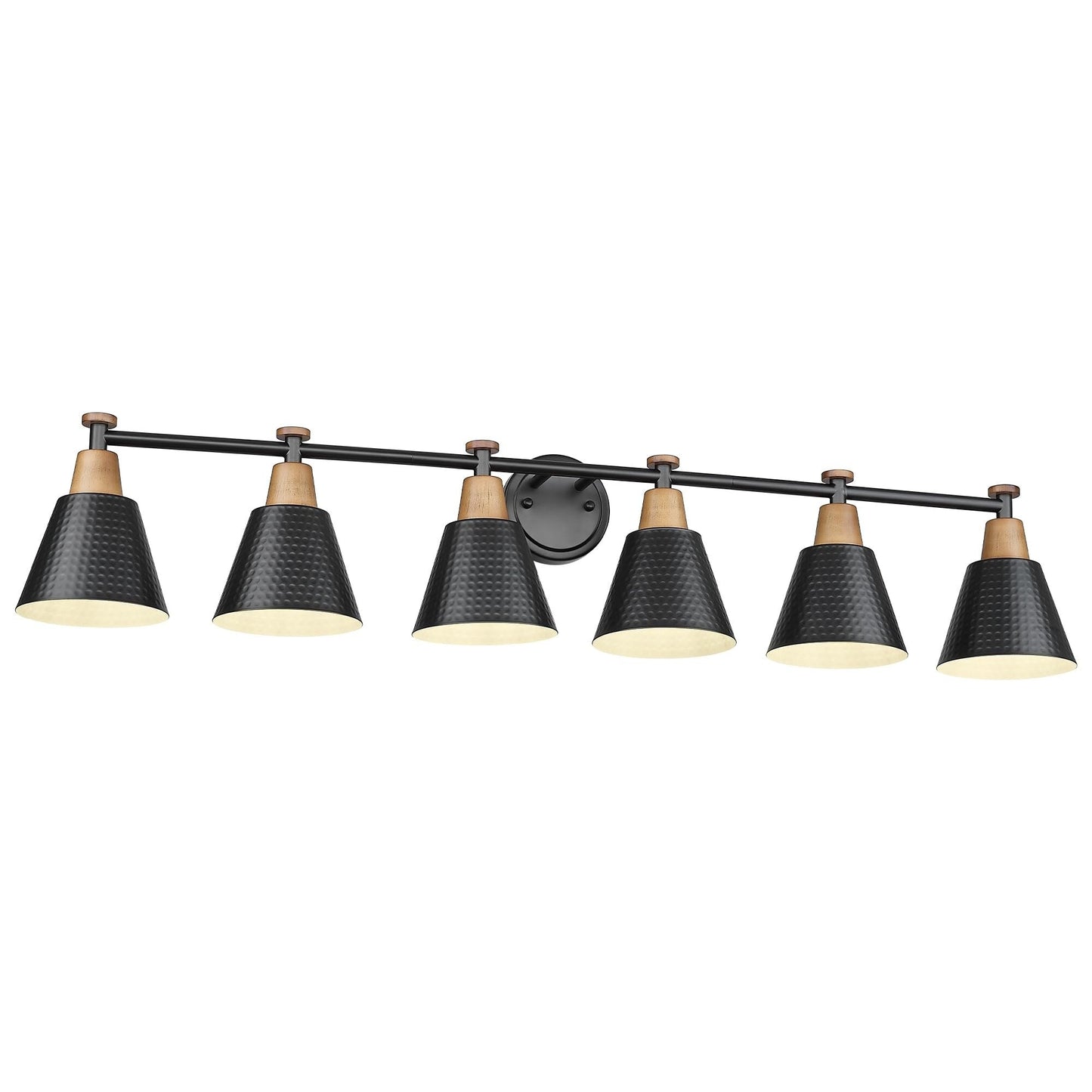 Luminaire de salle de bain moderne à 3, 5 ou 6 lampes