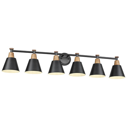 Luminaire de salle de bain moderne à 3, 5 ou 6 lampes