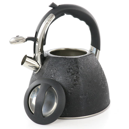 Bouilloire sifflante en acier inoxydable de 3 litres