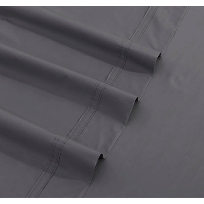 Parure de lit surdimensionnée en percale de coton 300 fils avec poche extra profonde