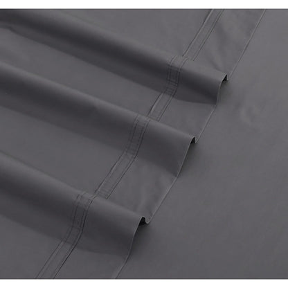 Parure de lit surdimensionnée en percale de coton 300 fils avec poche extra profonde