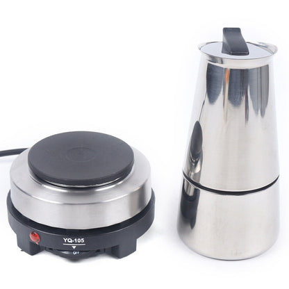 Cafetière Moka en acier inoxydable de 300 ml