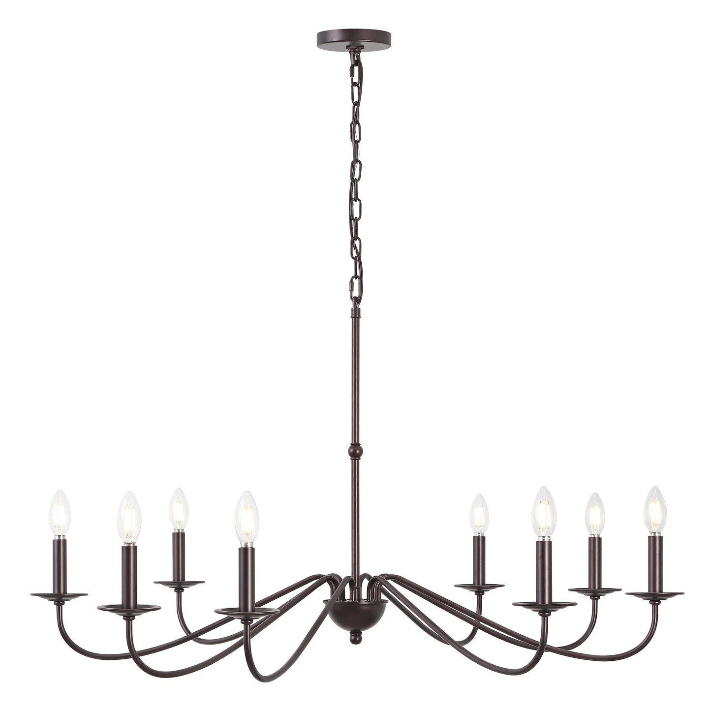Lustre LED en fer à 6 lumières, 34,75 $, par JONATHAN Y