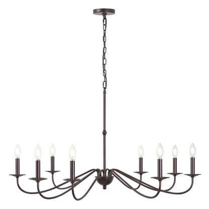 Lustre LED en fer à 6 lumières, 34,75 $, par JONATHAN Y
