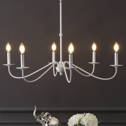 Lustre LED en fer à 6 lumières, 34,75 $, par JONATHAN Y