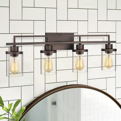 Applique de salle de bain vintage à 4, 5 ou 6 lampes