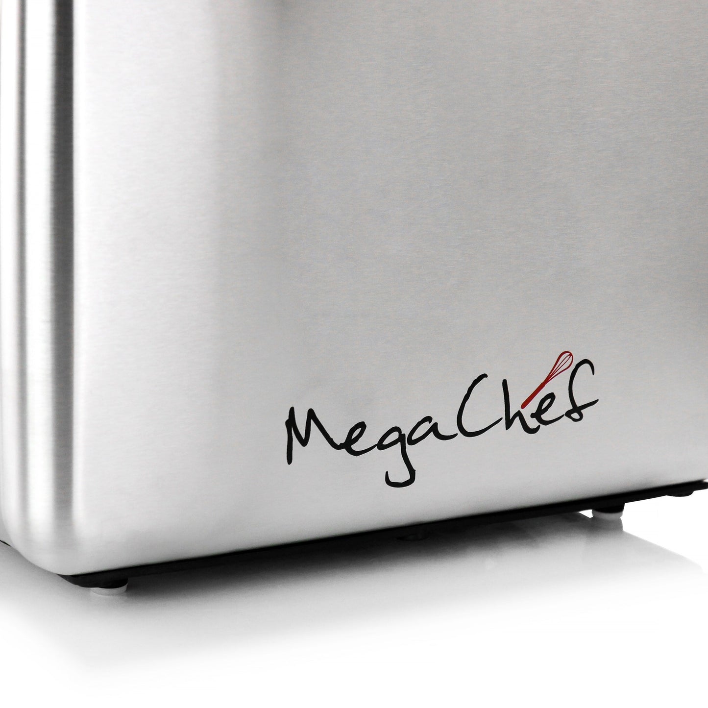 Grille-pain 4 tranches en acier inoxydable argenté