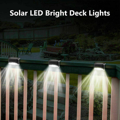Lot de 4 lampes solaires étanches pour terrasse