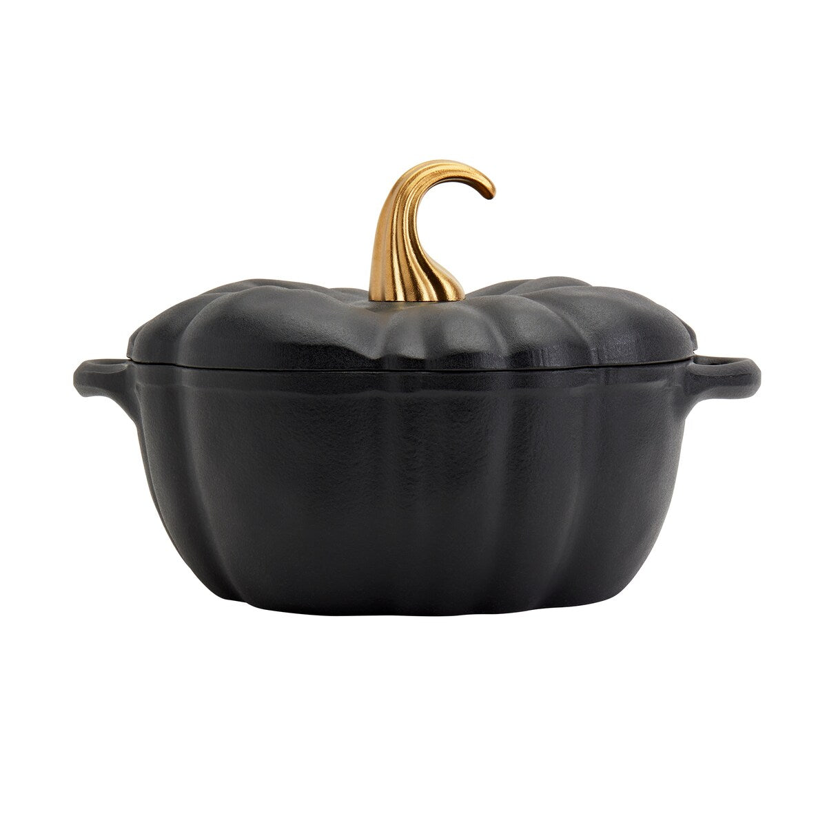 Cocotte en fonte émaillée 4 pintes - Citrouille noire