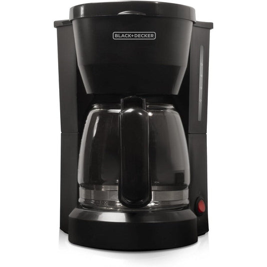 Cafetière compacte 5 tasses, carafe anti-goutte, noire