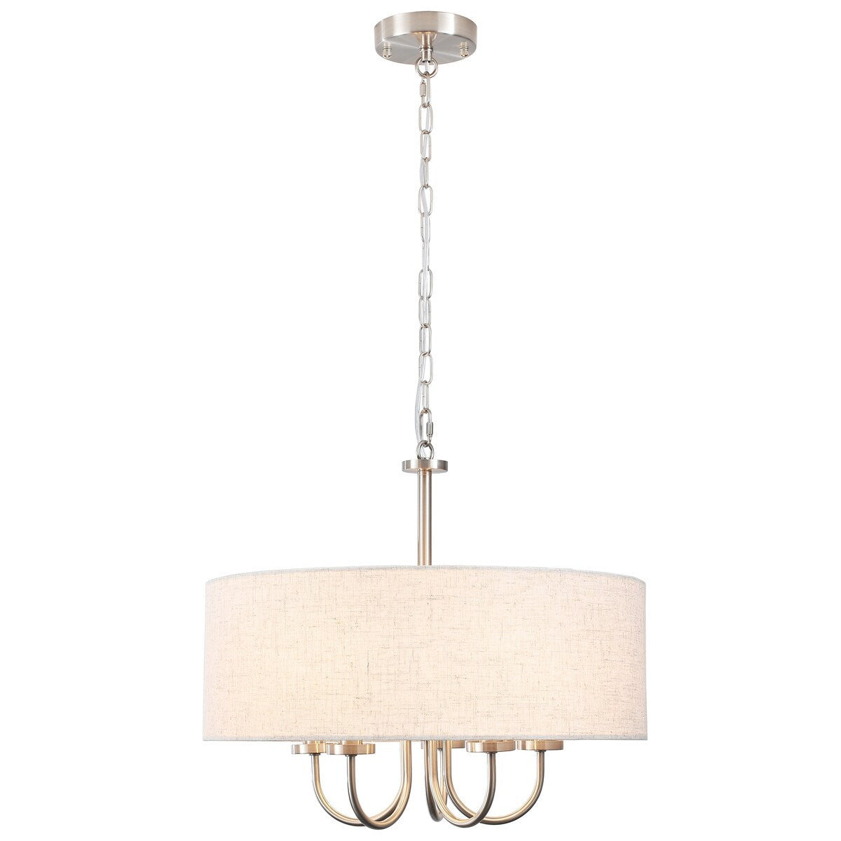 Plafonnier semi-encastré moderne à 5 lampes pour salle à manger, chambre à coucher, salon - N/A
