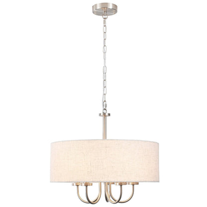 Plafonnier semi-encastré moderne à 5 lampes pour salle à manger, chambre à coucher, salon - N/A