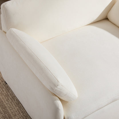 50*43 Oversized Chenille Single Sofa Chair,Wide and Deep Seat Accent Chair,Modern Upholstered Comfy Armchair