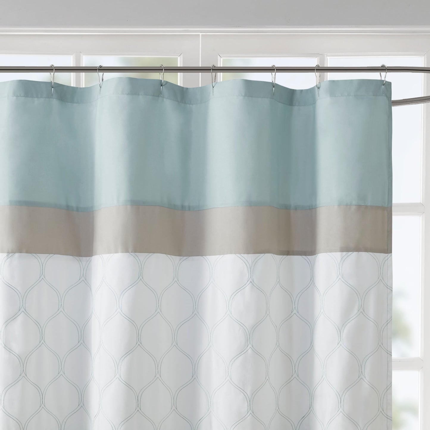 Rideau de douche imprimé et brodé Josefina 510 Design
