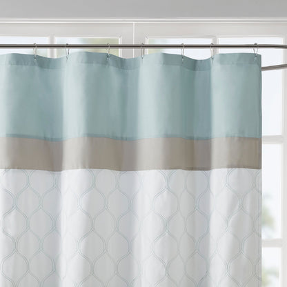 Rideau de douche imprimé et brodé Josefina 510 Design
