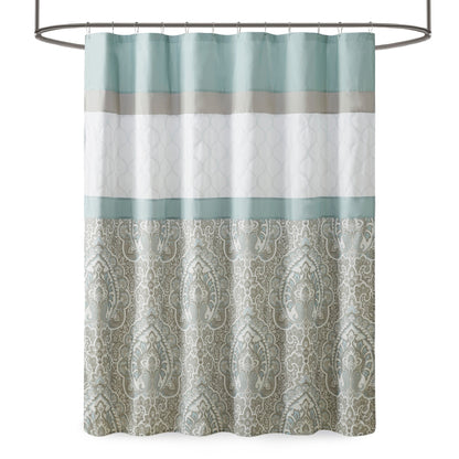 Rideau de douche imprimé et brodé Josefina 510 Design