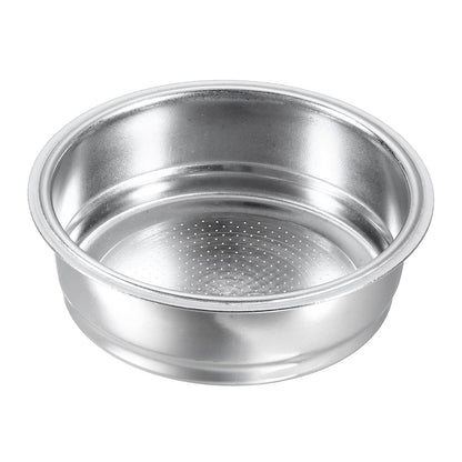 Panier filtre à café 51 mm, bol pour machine à expresso 1 tasse en acier inoxydable - Argent