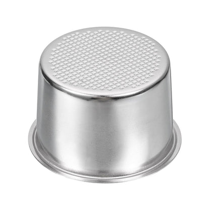 Panier filtre à café 51 mm, bol pour machine à expresso 4 tasses en acier inoxydable - Argent