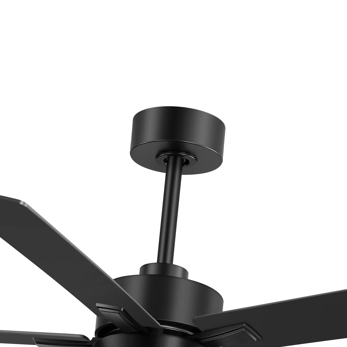 Ventilateur de plafond à DEL de 52 po avec kit d'éclairage et télécommande - 5 pales