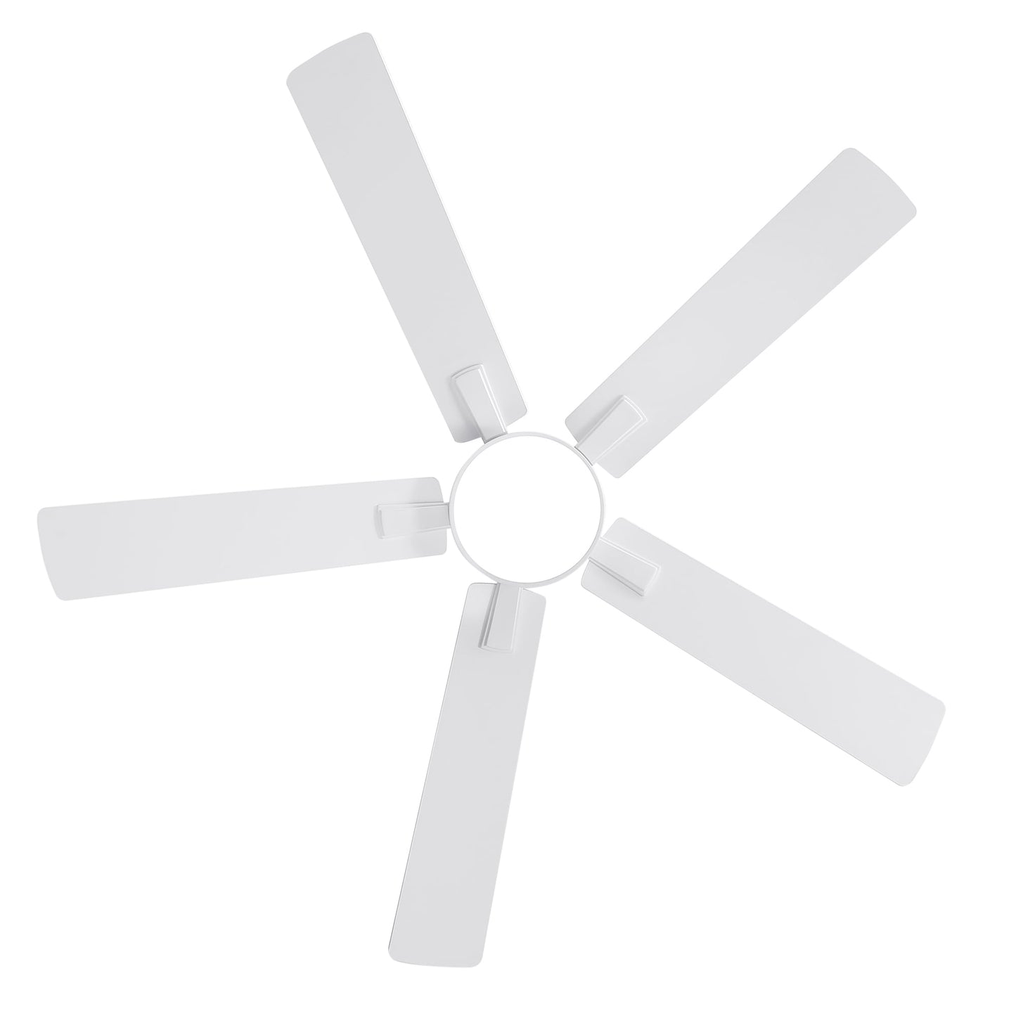 Ventilateur de plafond à DEL de 52 po avec kit d'éclairage et télécommande - 5 pales