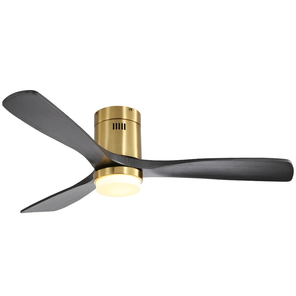 Ventilateur de plafond encastré Sofucor 52 pouces avec télécommande, moteur réversible et éclairage intégré en option
