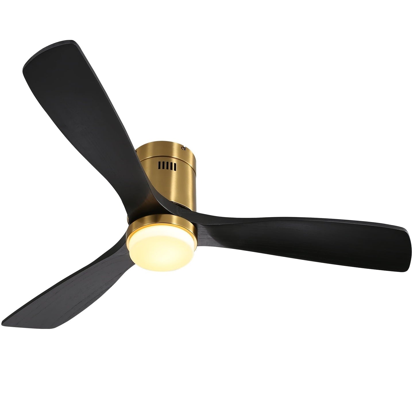Ventilateur de plafond encastré Sofucor 52 pouces avec télécommande, moteur réversible et éclairage intégré en option