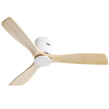 Ventilateur de plafond encastré Sofucor 52 pouces avec télécommande, moteur réversible et éclairage intégré en option