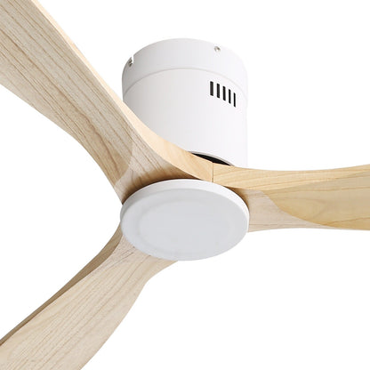 Ventilateur de plafond encastré Sofucor 52 pouces avec télécommande, moteur réversible et éclairage intégré en option