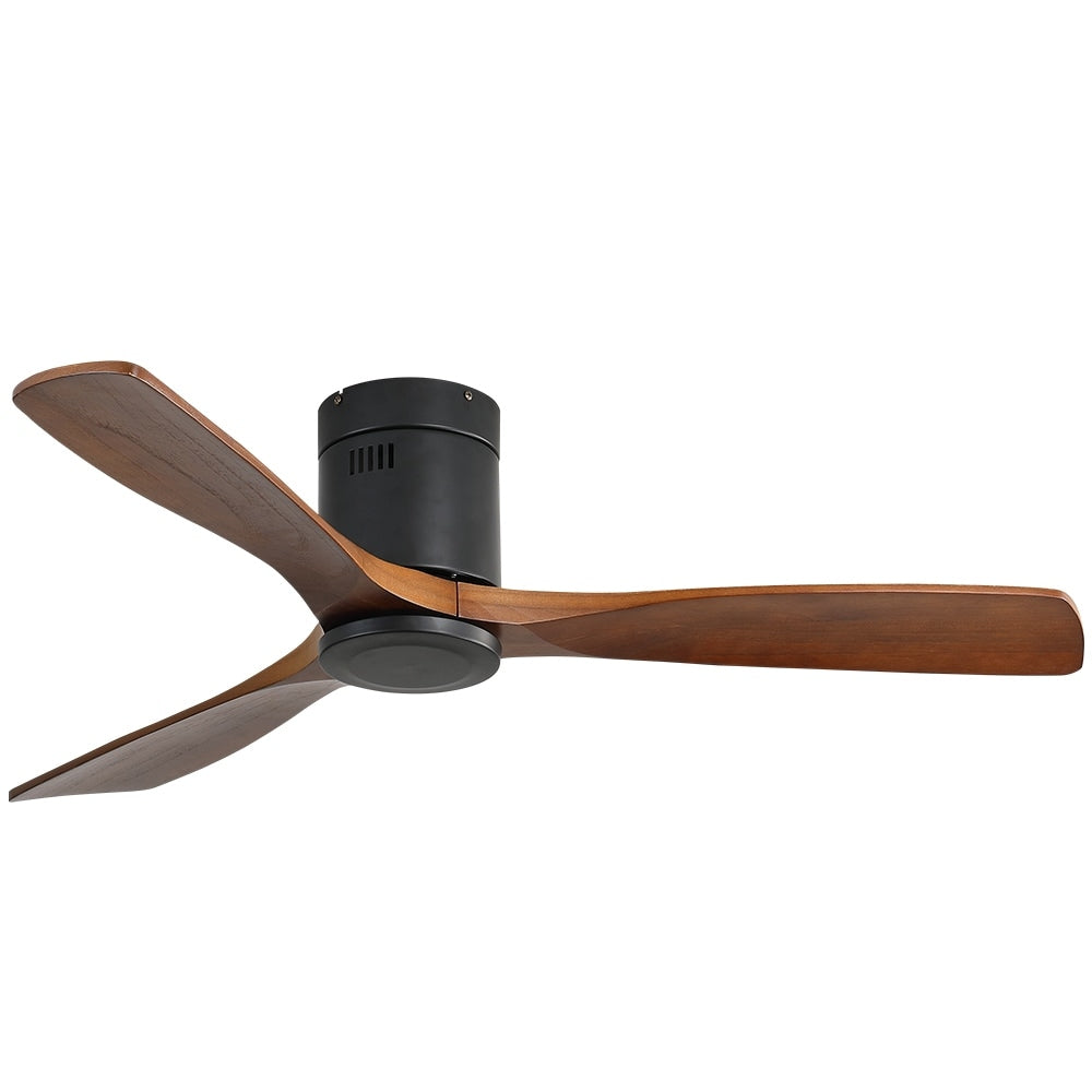 Ventilateur de plafond encastré Sofucor 52 pouces avec télécommande, moteur réversible et éclairage intégré en option