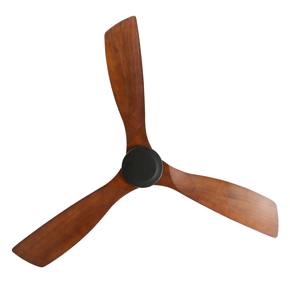 Ventilateur de plafond encastré Sofucor 52 pouces avec télécommande, moteur réversible et éclairage intégré en option