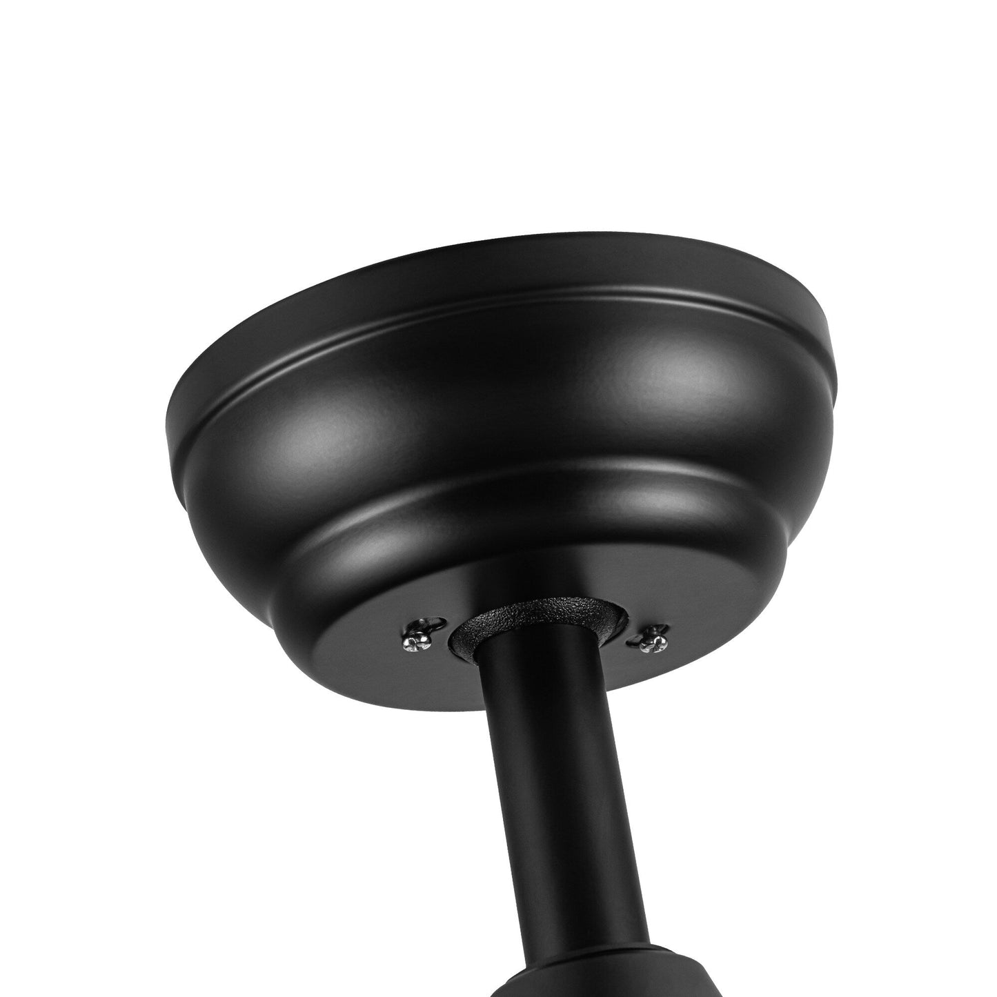 Ventilateur de plafond silencieux en bois de noyer 52/60/48 avec télécommande et éclairage intégré en option
