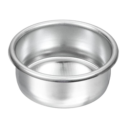 Panier filtre à café 54 mm, bol pour machine à expresso 2 tasses en acier inoxydable - Argent