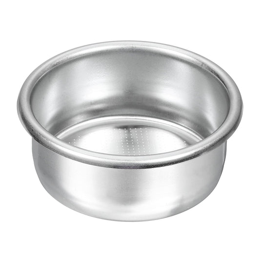 Panier filtre à café 54 mm, bol pour machine à expresso 2 tasses en acier inoxydable - Argent