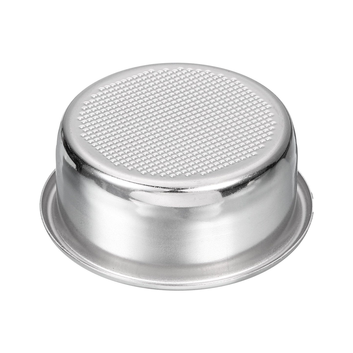 Panier filtre à café 54 mm, bol pour machine à expresso 2 tasses en acier inoxydable - Argent