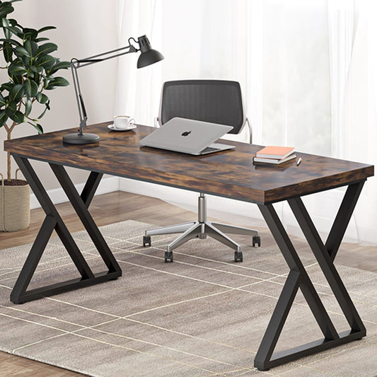 Bureau d'ordinateur robuste 55 pouces, bureau de bureau