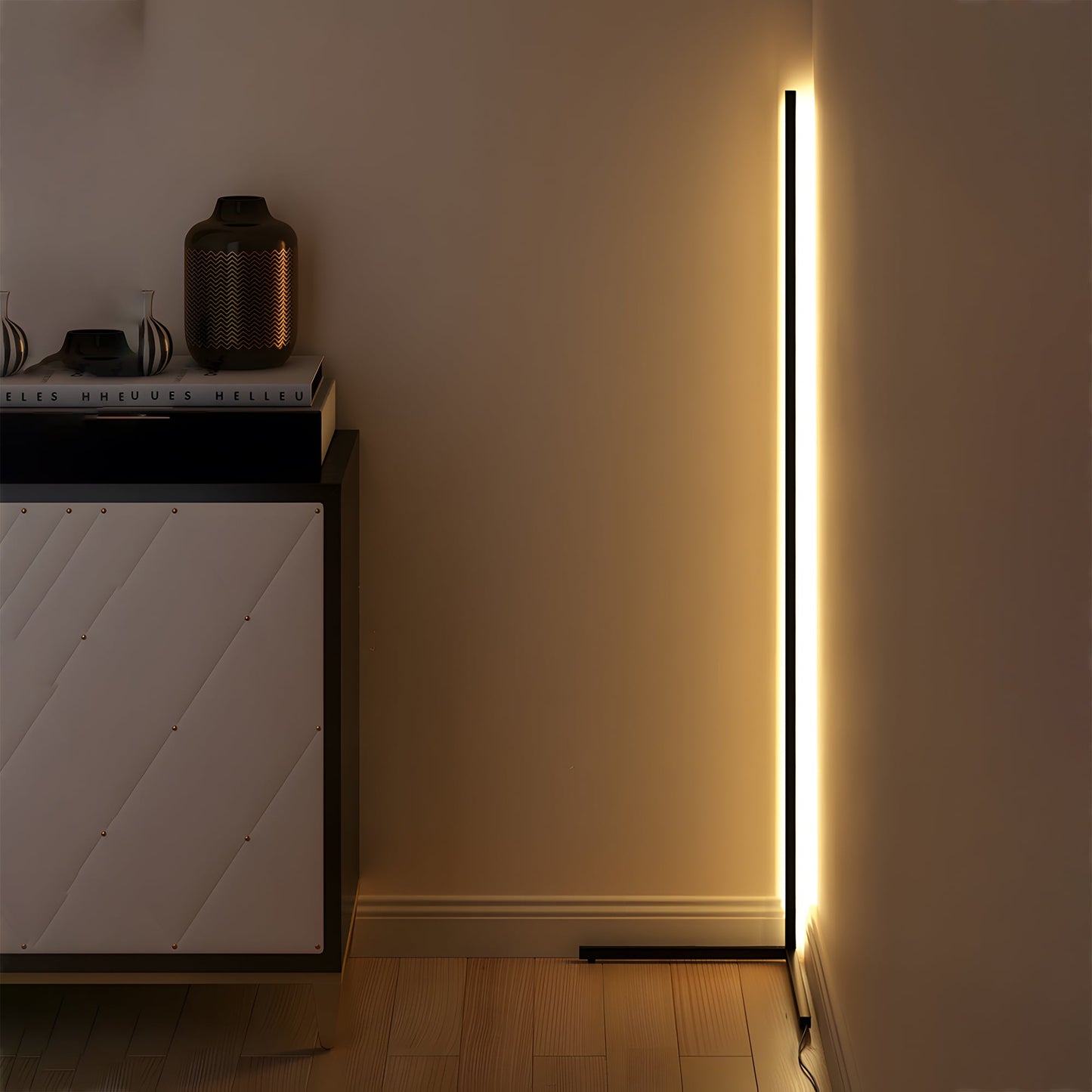 Lampe d'angle en métal RVB 55 LED minimaliste